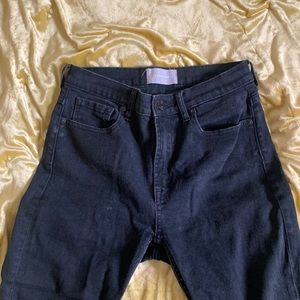 Everlane High Waisted Black Jeans